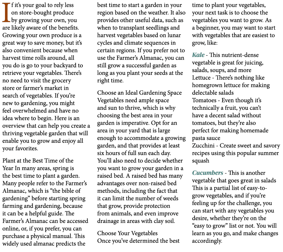 If it’s your goal to rely less on store bought produce by growing your own, you are likely aware of the benefits. Gro...