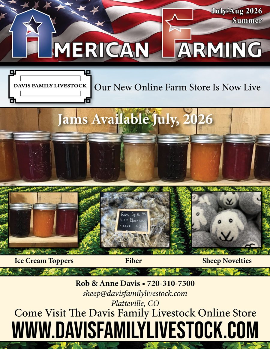 American Farming Publication Summer Cover Davis Family Livestock